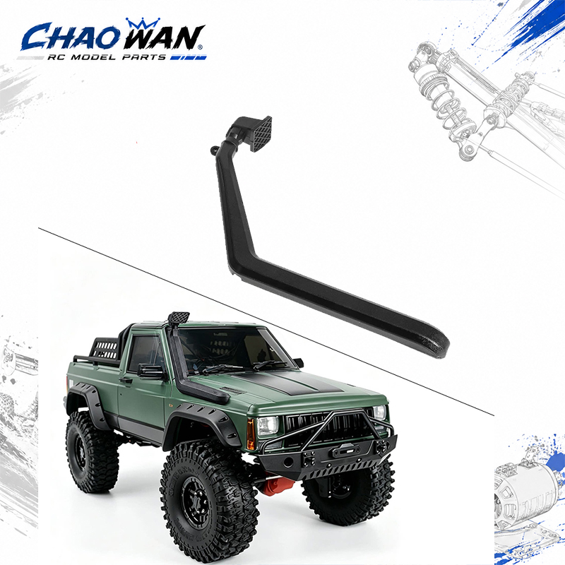 Rc Hobby Shops - 1/10スケールのRCクローラー用、水陸両用シュノーケル装飾品。TRX4、SCX10、D90、チェロキー、FMS、WLtoysのRCカー用アップグレードアクセサリー。