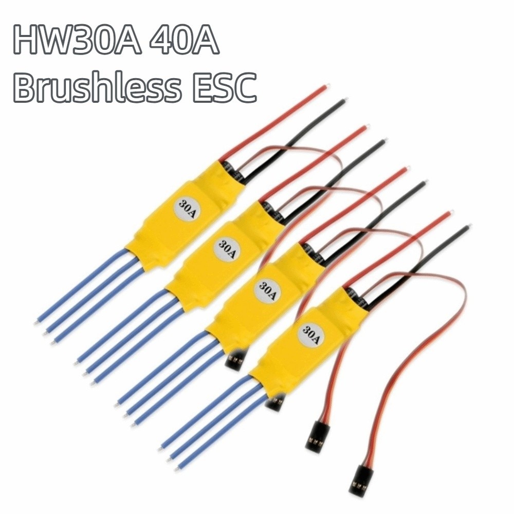 Rc Plane Hobby Zone - HW30A 40A ブラシレス ESC バナナヘッド T