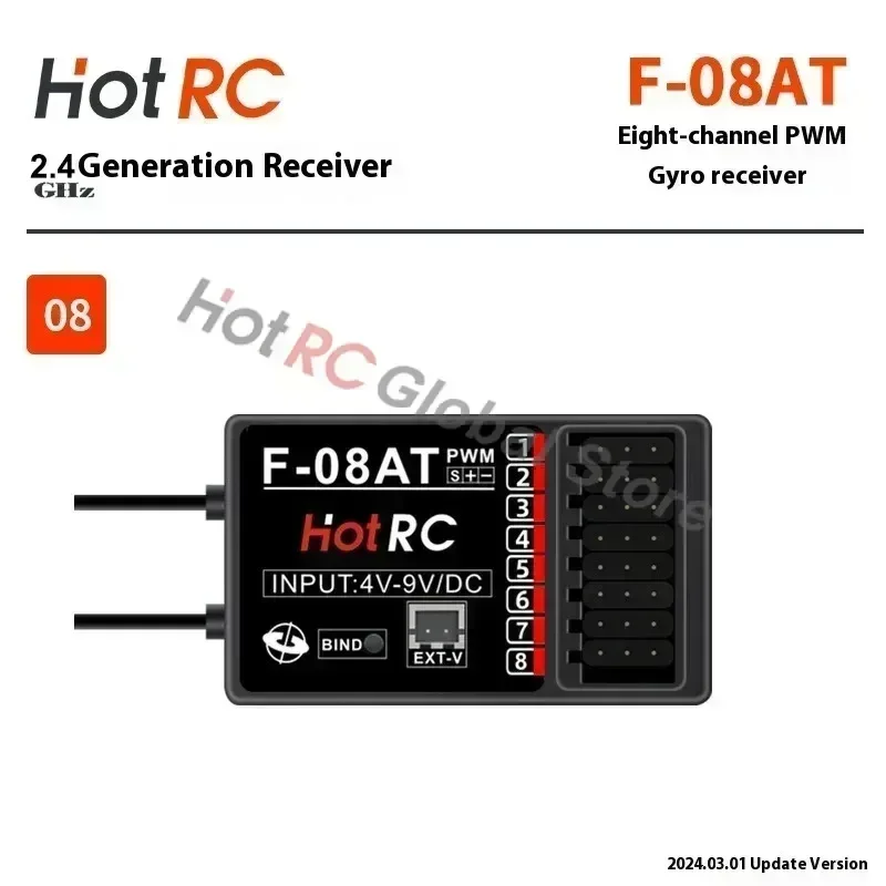 HOTRC 2.4Ghz 4/6/8チャンネル F-04A  - Rc Hobby Shops のレビューと価格