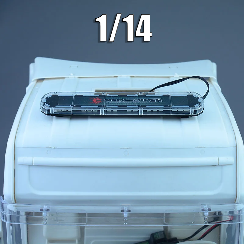 RC LED 1:14スケール RCトラック 赤と青のフラッ - Rc Hobby Grade Truck のレビューと価格