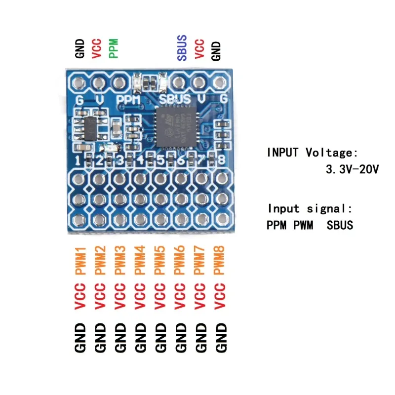 JHEMCU SPP-SBUS 8チャンネルSPPコンバータ - Receiver Sbus 8Ch のレビューと価格
